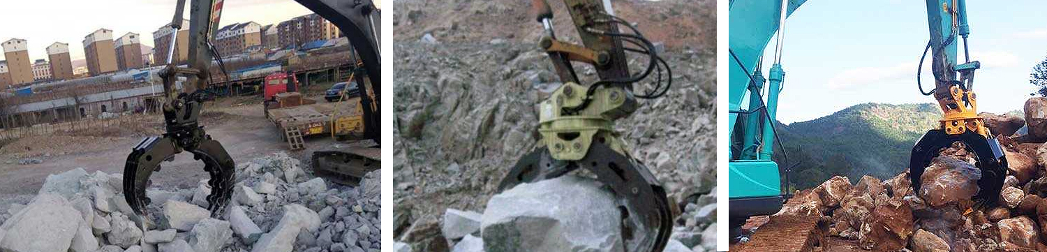 The Stone Grab for Excavators by Baicai 
